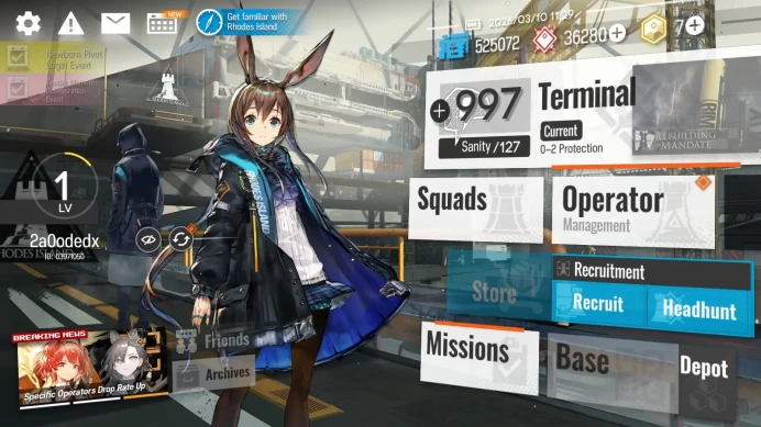 ARK43//Global 36280+ Orundums 7+ Originite Prime 1 Level Chapter 0-2 65 Characters Starter Account