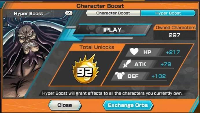 BR691-IOS+Android-Vip Account-Hyber Boost 92+10 Ex Max-4 Ex Have Skins+3 Versions Luffy+Vip Medal+Support 167%+Many Bouny Festival Max-Strong Ac