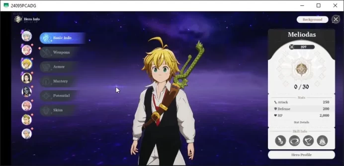[SEA] Lv 2 Fresh Starter| 2 SSR Meliodas,Guila and 6 SR|Act 1 Story|Log NetMarble Email | TakeMail |Check SS (SDO715)