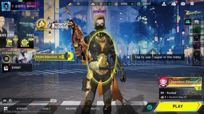 Asia|ETERNAL DEagle Scorpius|Colab AOT[ETHAN-AOT,KAG6,M4A1,Etc]+Collab MP7-Keisuke Baji|3 LMT[|NetEase(BLS4487)