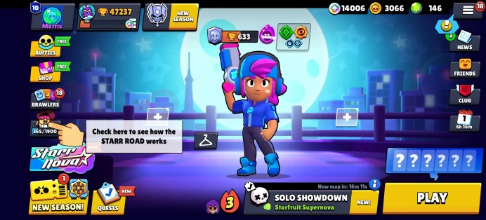 [Code A195] Level 191 / 47k Trophy + Shelly Star / Rare Skins