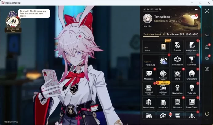 ASIA | TL41 | Robin+Sign, HuoHuo+Sign, Feixiao+Sign, Evanescia, Dan Heng PT | TakeMail | Check SS HSR497B