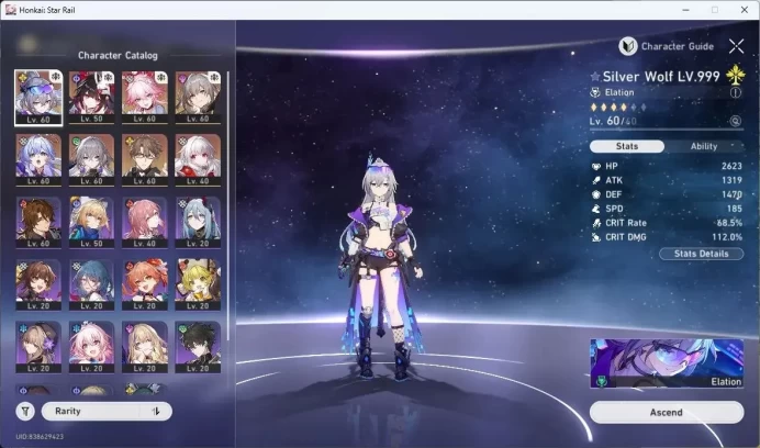 ASIA | TL46 | Silver Wolf+Sign | Sparkle+Sign | Evanescia+Sign | Robin+Sign | TakeMail | Check SS HSR498B