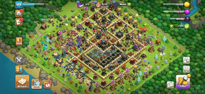 Town hall 17 Xp 188, free change name, C6255