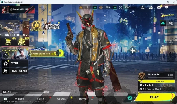 ASIA | Ultra ETHAN Raid Mask|Legendary Desert Eagle Abyss|1 Epic Name Card|L4 Bronze IV|More Check SS BS948B