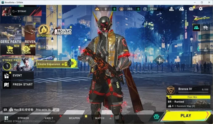 ASIA | 2 ULTRA Striker: ETHAN Raid Mask | 2 LEGENDARY Gun | Bronze IV Rank|More Check SS BS949B