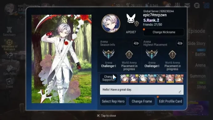GLOBAL|UnVerif|21ML(LOTScales,BArunka,Belian,Zio)+Setsuka,PByblis|AUTO W Hunt|SPD 298 Rinak|9,5K SStone+1,4M Stigma|Stove|ES4828
