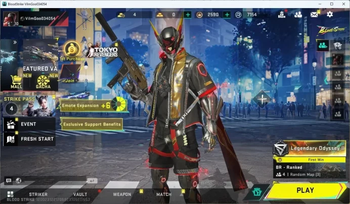 ASIA | Legendary RPG-7 Frostbite | Ultra ETHAN Raid Mask | 5 other Guns | 1 Melee | BR Silver II|More Check SS BS960B