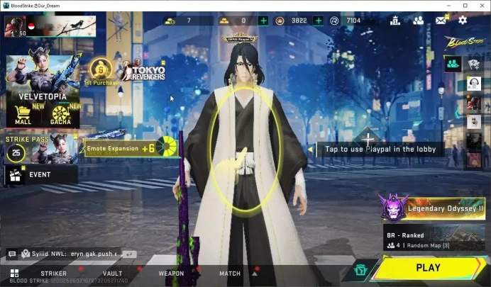 Asia|ETERNAL Zero,DeAgle+MELEE DualBlades,Collab 7DS Karl98,QBZ95,BLEACH Byakuya,EVA-SCAR,AOT-KAG,FAL|16 ULTRA|NetEase|BLS4500