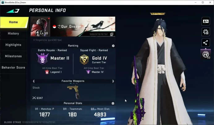 Asia|ETERNAL Zero,DeAgle+MELEE DualBlades,Collab 7DS Karl98,QBZ95,BLEACH Byakuya,EVA-SCAR,AOT-KAG,FAL|16 ULTRA|NetEase|BLS4500