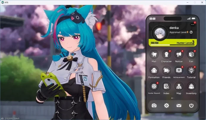 SEA | Starter Lv 3 | 1 SSR (Hotori)+ 7 SR + Glider | Selector 50 | MC Male | Take Email | NTE183B