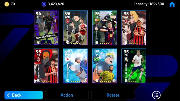 Android|PW 3155|Epic Shevchenko,Rijkaard,Cafu,Rooney,Raul,Hazzard|Showtime Huijsen,Messi,Ollie,Omar etc|2026|Check SS EFB1496B