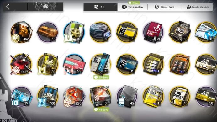 ARK77//Global Gladiia/Hoshiguma the Breacher/the Hvit Aska/Typhon 6*, 79430 Orundum, 5* Operators: 18