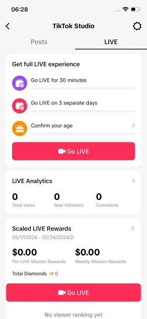 BLOWOUT SALE/34K Real Followers+5.7M Real Likes/ Tiktok Shop For Creator/ Live Stream/ Full Access