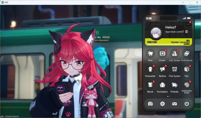 SEA | Lv 21 | 4 SSR (Nanally, HelioZ7, Sakiri, Hotori) + 5 SR | MC Female | Selector ON | TakeMail Check SS NTE190B