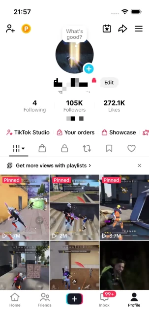 BLOWOUT SALE/100K Real Followers+270K Real Likes/ Tiktok Shop For Creator/ Live Stream/ Full Access