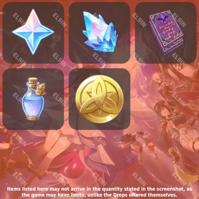• Genshin Impact • Twitch Drops • V6.6 Genshin Impact Drops [Total 5 Items]