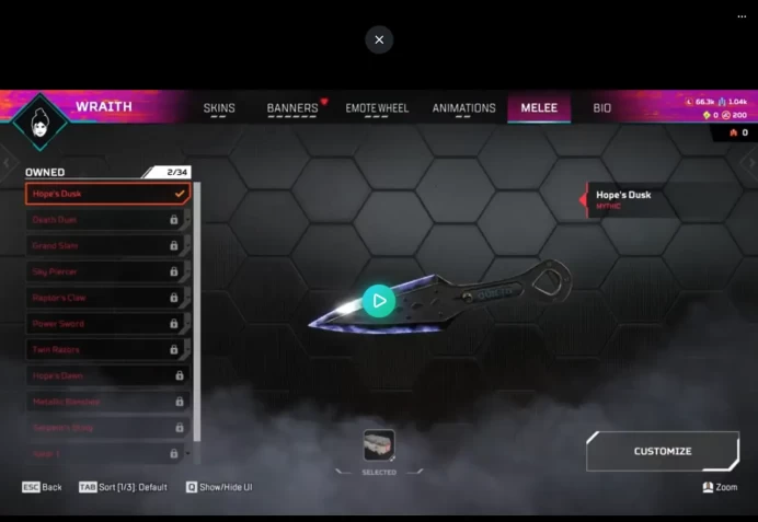 AP490//WRAITH HEIRLOOM 421 lvl 36 legs Ea app + Psn + Xbox