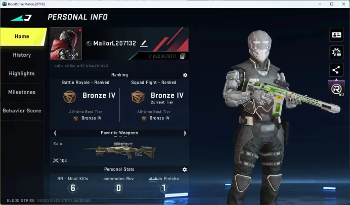 ASIA | Ultra ETHAN Raid Mask|Legendary M4A1 Venom|1 Ultra Skin Chest|1 Epic Name Card|Bronze IV|More Check SS BS970B