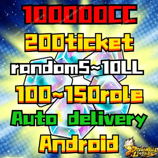 [Android]100000~120000CC+5~10LL+100~150Characters+200ticket[Global]Auto delivery[BNID Login]-80K-85K-90K-100K 105
