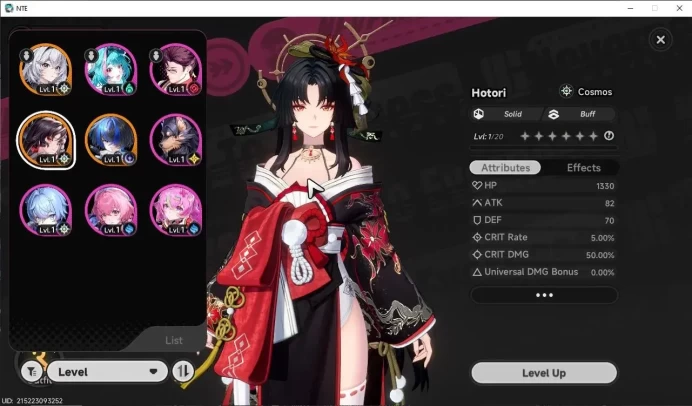 Global NA |HL 3| 2 SSR Hotori, Daffodil + 2 Selector On|6 SR|Orchid Glider|Female MC|Log Email|NTE1198