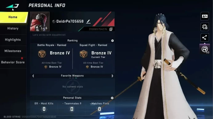 ASIA|ETERNAL Desert Eagle-Scorpius|Collab|BLEACH Byakuya Kuchik|ULTRA|NetEase(BLS4494)