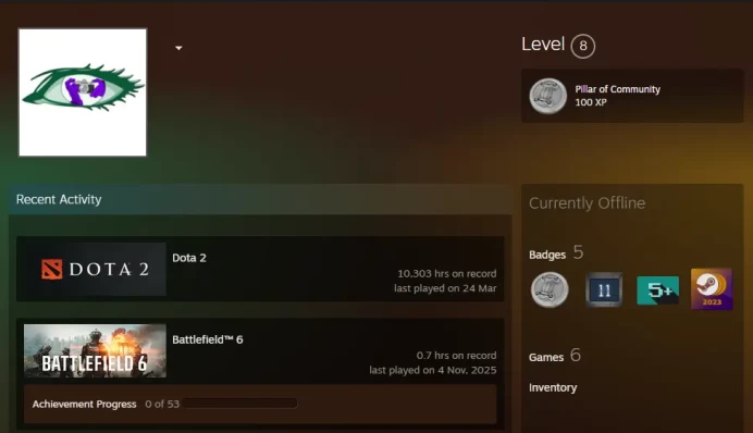 Dota 2 10303 hours-previous rank ARCHON 2 (2465MMR)11902 behavior