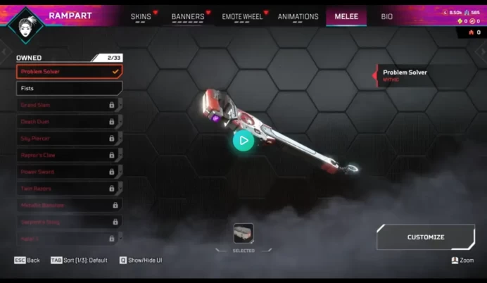 AP494//RAMPART HEIRLOOM 313 lvl 75 legs Ea app + Psn + Xbox