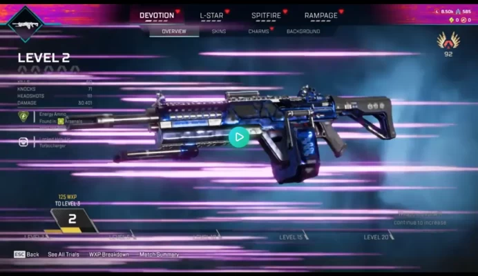AP494//RAMPART HEIRLOOM 313 lvl 75 legs Ea app + Psn + Xbox