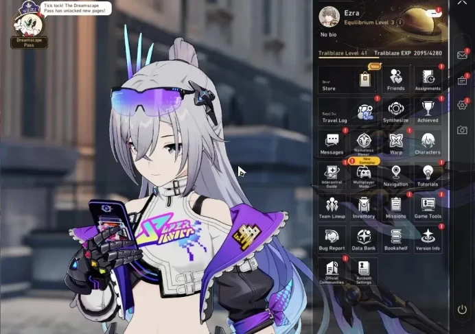 Asia| TL 41| 4 Limited| [Silver Wolf 999]+Sign,Sparkle,Dante,SeleeE1| 2 Golden Companion|MC Male|Take Mail|Check SS(HSR7120)