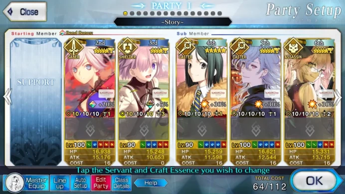 FGO0001: NA | Lv149 | 1815 days| 49 SSR  59 WNP ( Karna NP3 + Europa NP3) | 93+ CE MLB |Kaleid +  Black Grail MLB| Aerial + Sunrise 100/100 | 49