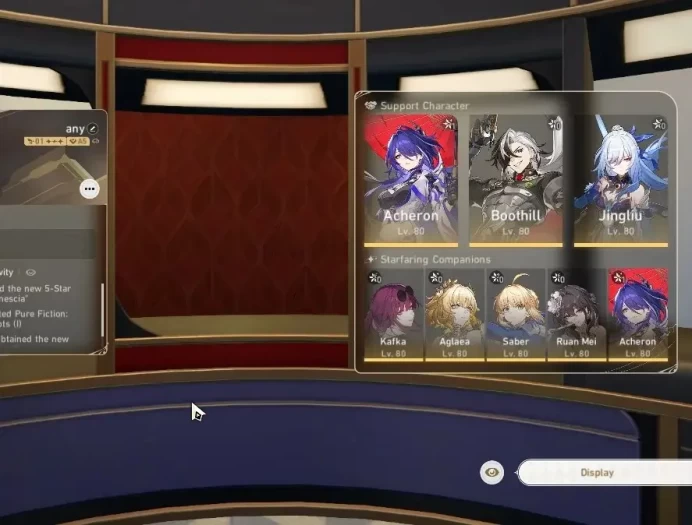 Asia|TL70|20 Limited|[Saber,Acheron,Archer,Boothil]+Sign,Evanescia,YaoGuang,Sunday,Kafka,Ruan Mei|Well Build|TakeMail(HSR7124)