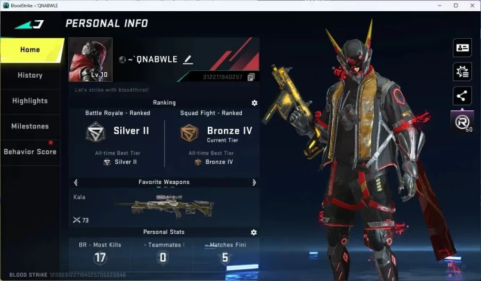 ASIA |5 Legendary Guns M4A1-Venom,Vector,INP-9,FAL-Sunrise,Kar98k|Ultra ETHAN-Raid Mask[Skin]|More Check SS BS976B
