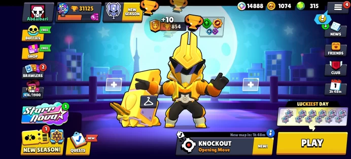[Code A198] Level 129 / 31k Trophy + 315 Gems / Very Cheap