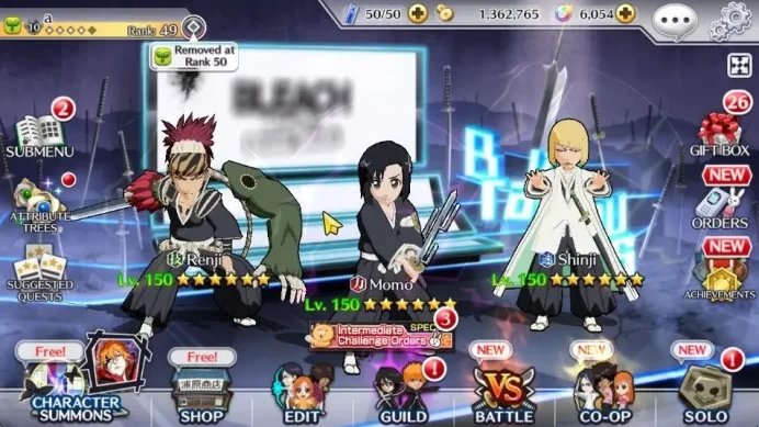 [GLOBAL]6K Orbs+Fresh All Story|TYBW26[Momo,Shinji],Renji TYBW25,Liltotto 25Swimsuit,Ichigo Crescent,Etc|CE ON|Klab ID(BBS2668)
