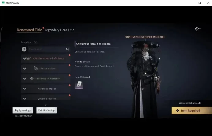 GLOBAL|Lv 95 | 27K GS | Return of Spring Set  | Snowparting Blade Lv 95|Oddty 100%|Log Netease(WWM1115)