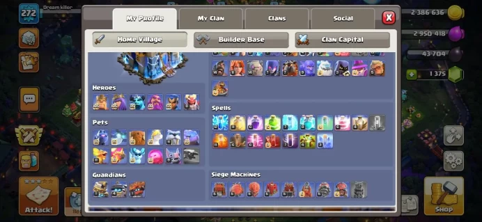 Th_18(XP 272)(EVERYTHINGS FULL MAX)(26 E.EPIC MAX)(C.N 500 GEM)(14 SKIN HERO & 1 SKIN MAP)(LIFTIME WARANTY)