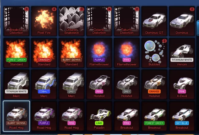 RL243//Acc with Dominus, Anodized Pearl, 30+ Car's 40+ BM's