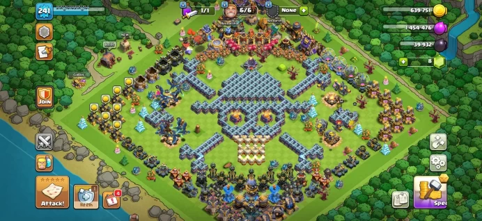 Town hall 18 Xp 241, 12 equipment epic(3 max), C6269