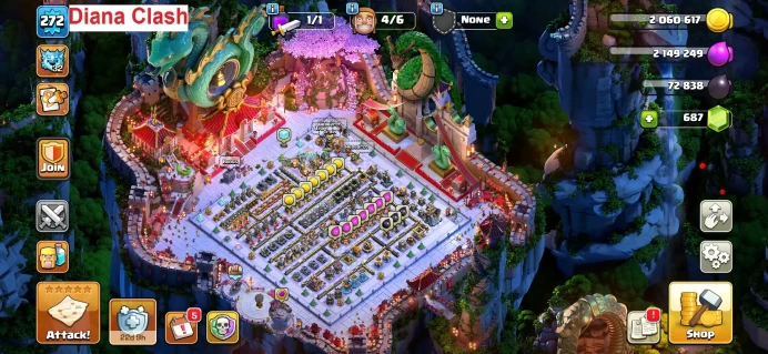 TH18-XP272- 6 Skinmaps + 1 Legendary Skinmap $33-5 Max Heroes-20 Hero Skins-5 Max Epic Gear-1716 Raid Medals-4717 War Stars-8K Legendary Loot