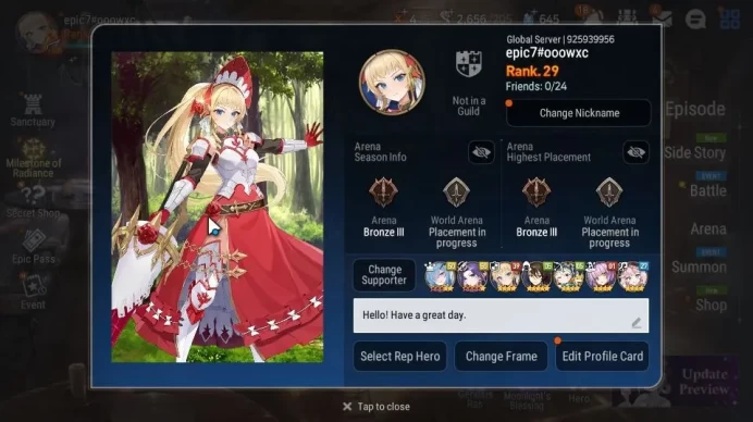GLOBAL Unverif|Starter| 2 ML (DB Senya,TM Luluca)+Setsuka,Etc|Poh+Bles ON|2,6K Energy+12K Stigma|Stove|Check SS(ES3666)