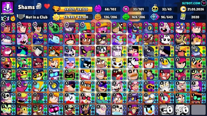 BS888//Trophies 60000 Brawlers 101 Primes 13