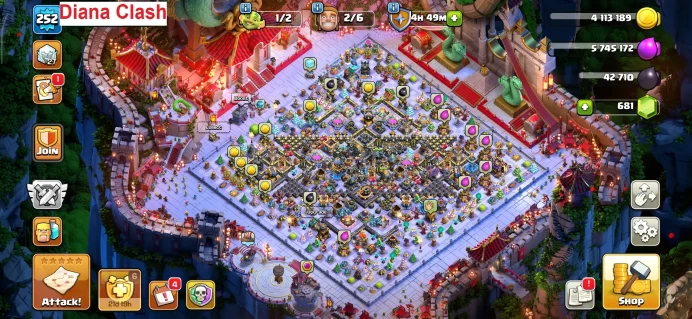 TH18-XP252-2162League Medals-5 Hero Max-2 Skinmaps+1 Legendary Skinmap $33-6 Epic Max Gear-12 Hero Skins-3344 Raid Medals-Lifetime Warranty