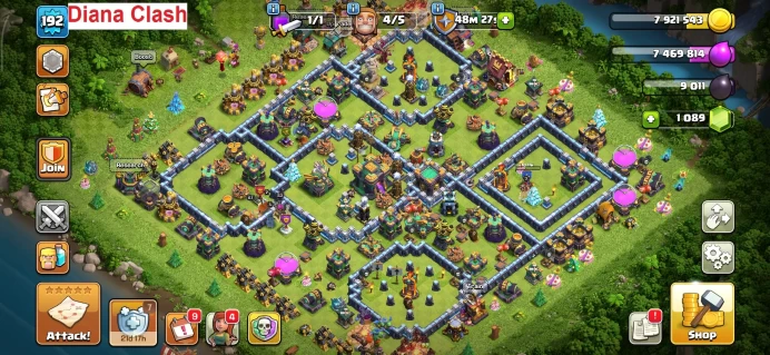 TH14-XP192-1545 Raid Medal-8 Hero Skins-205 League Medals-Lifetime Warranty-Immediate Delivery