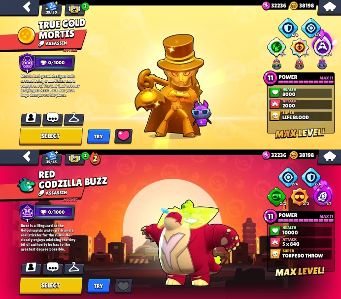 BS902//Trophies 75000 Brawlers 102 Primes 36