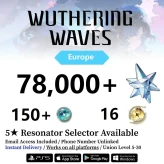 [Europe Server] Reroll Account 79800+ Astrite | 17 Radiant Tide | 153 Lustrous Tide