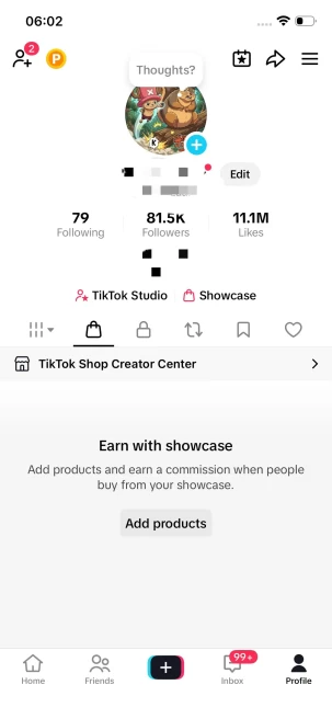 Black Sabbath/81K Real Followers+11M Real Likes/ Tiktok Shop For Creator/ Live Stream/ Full Access