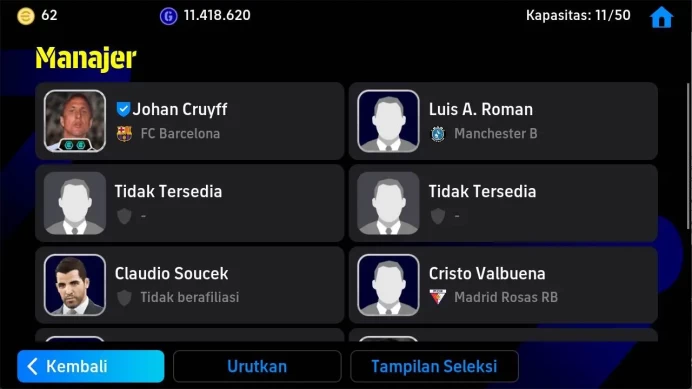 Android|pw 3163 | ronakldinho legend, Chiellini epic, omar marmoush dhow, torres epic, Guardiola epic, |2026|EFB920B