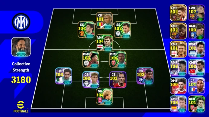 Android | Power 3180 | shinji kagawa epicdb,viera epicdb,dumries showtime, huijsen,rijkaard | coach amorim EFB938B