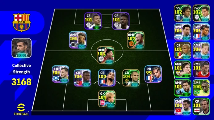 Android | Power 3168 | rooney epicdb,konate showtime,chiellini,oliver kahn rijkaard,kdb | coach cesc fabregas EFB940B